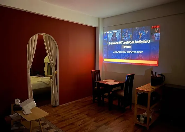 Modern With Projector And Kitchen アパート